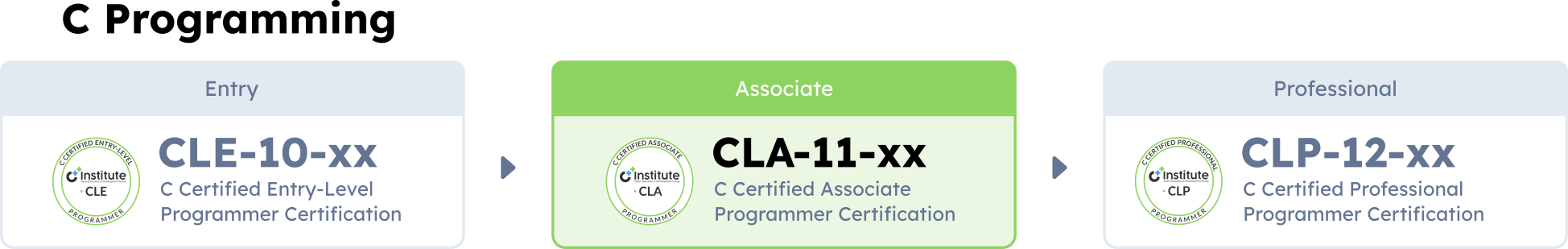 CLA – C Certified Associate Programmer