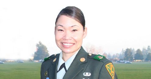 Sophia Sweeney, Retired U.S. Army First Sergeant