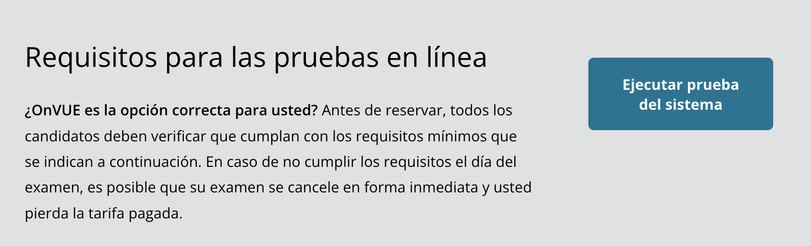 Ejecute una prueba del sistema (o dos)