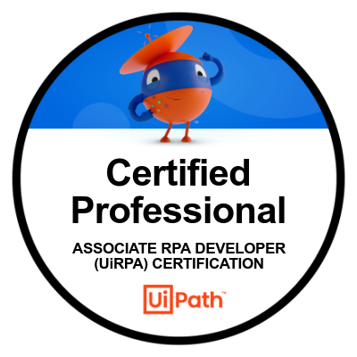Certified Professional Associate RPA Developer UiPath Certification